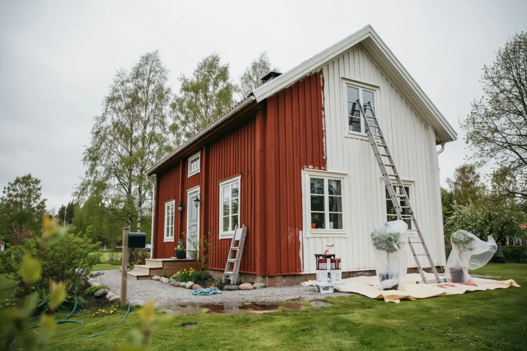 juni r b sta tiden f r att m la om huset s planerar du fasadarbetet r tt